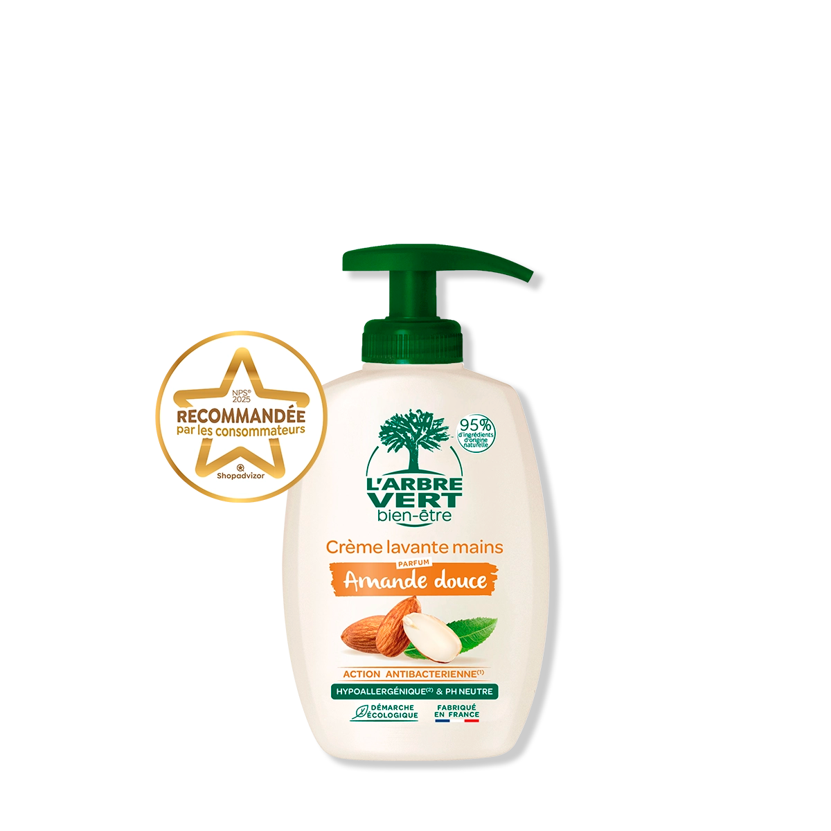 Crème lavante mains Amande douce 300 mL