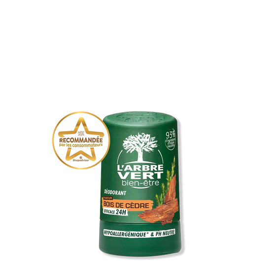 Déodorant Bille 24H - Homme Parfum Bois de Cèdre 50 mL
