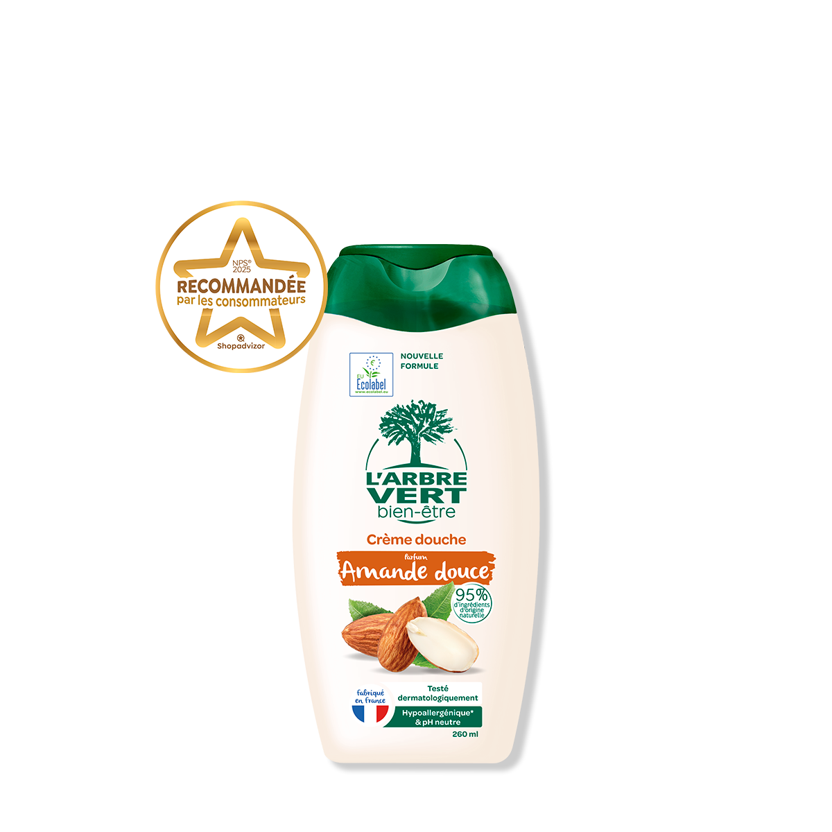 Crème douche Parfum Amande douce 260 mL