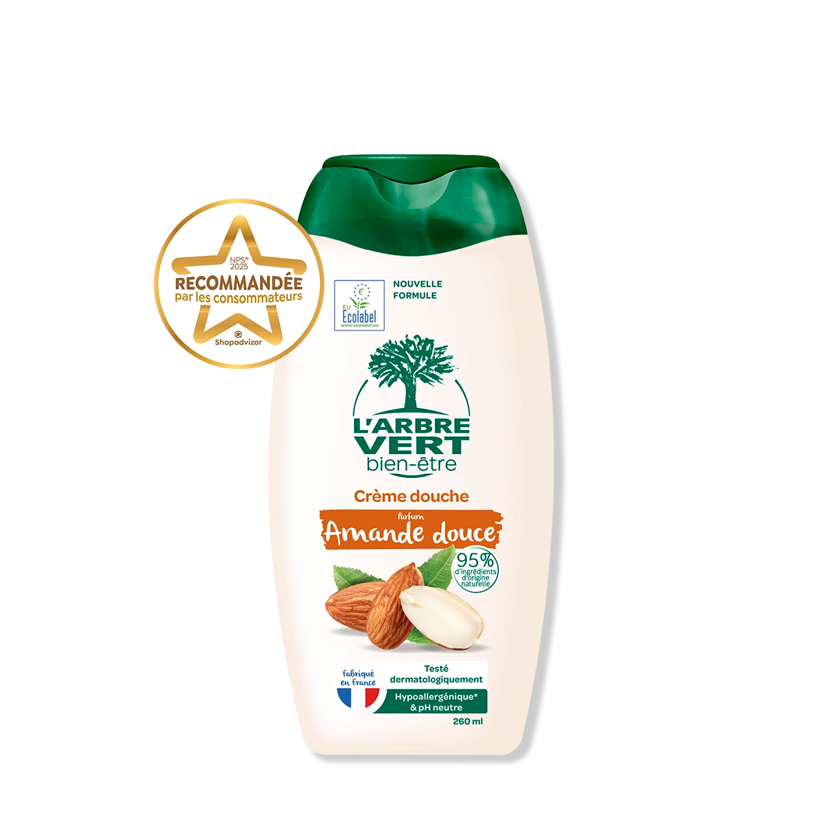 Crème douche Parfum Amande douce 260 mL