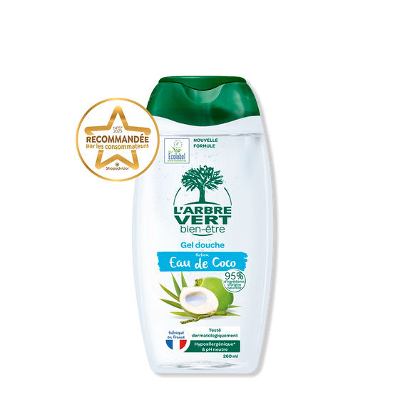 Gel douche Parfum Eau de coco 260 mL