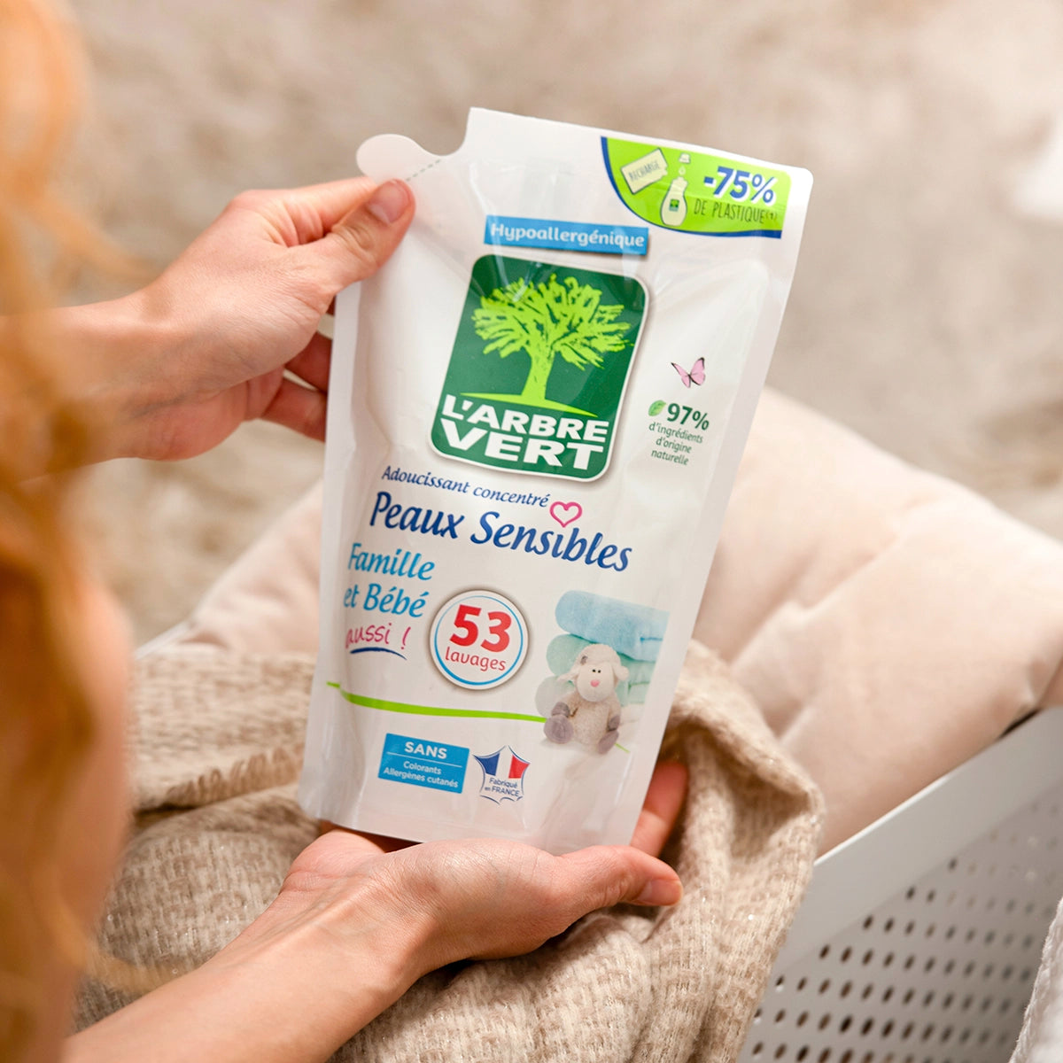 Recharge adoucissant Peaux sensibles 800 mL