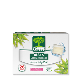Doses lessive liquide Savon Végétal 26 doses