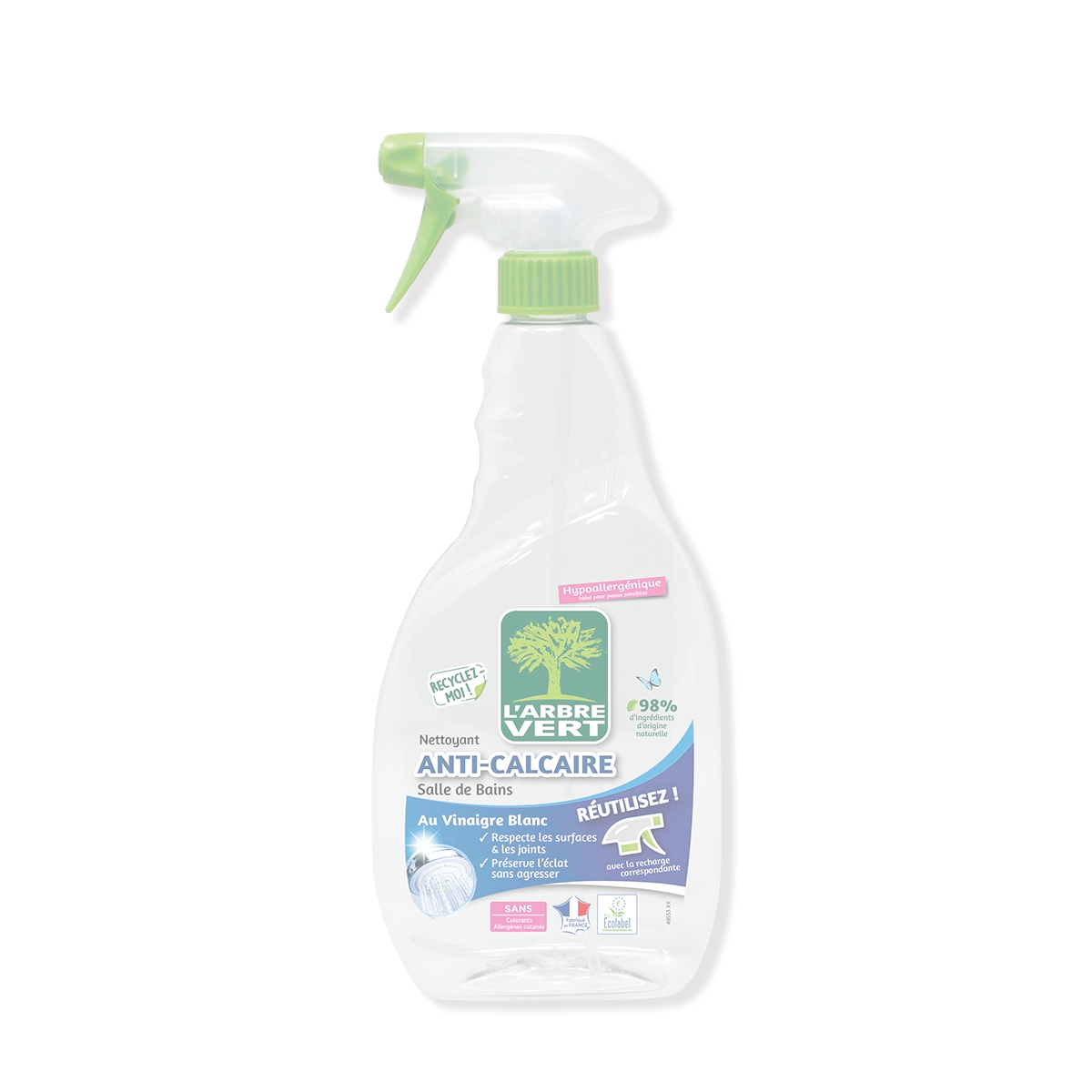 Spray nettoyant Anti-calcaire 740 mL