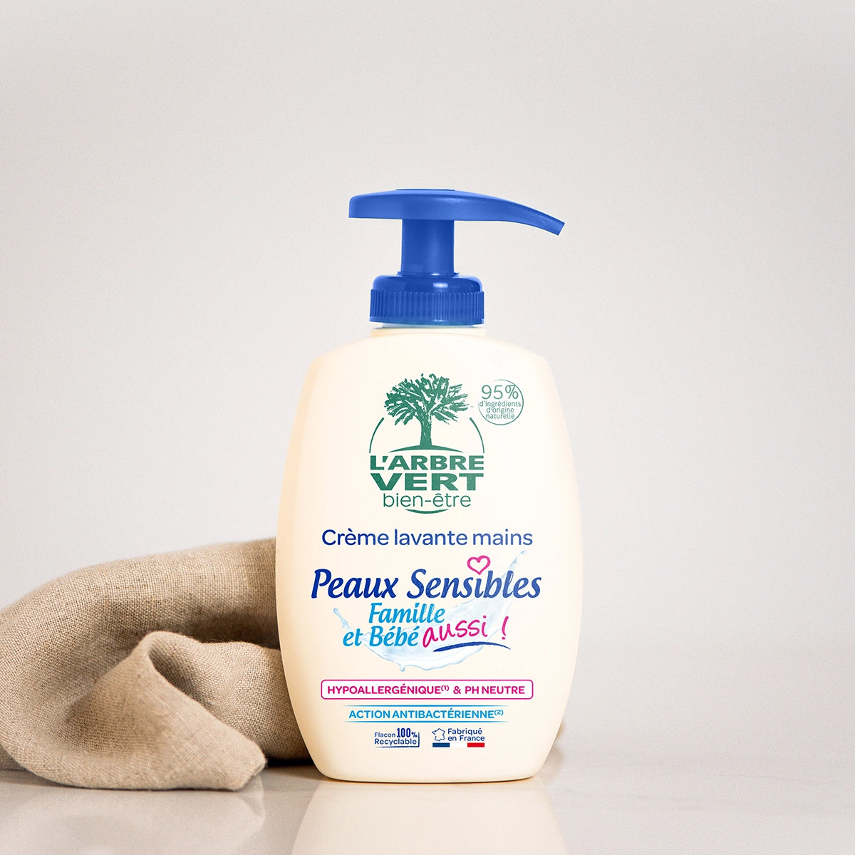 Pack crème lavante et recharge Peaux Sensibles 2 x 300 mL