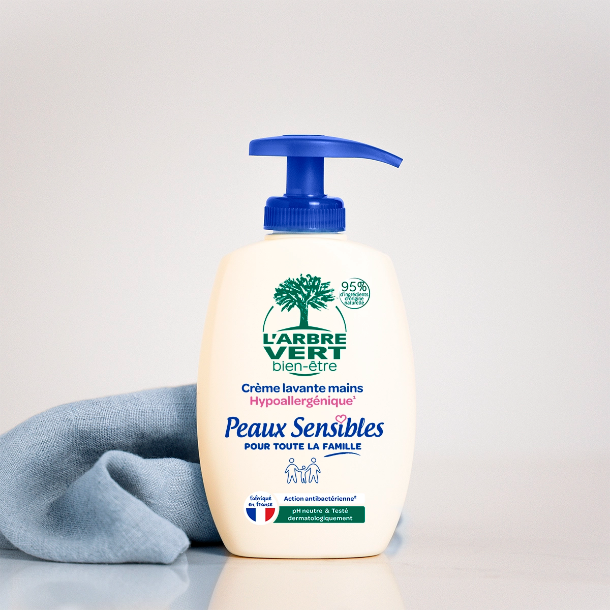 Pack crème lavante et recharge Peaux Sensibles 2 x 300 mL