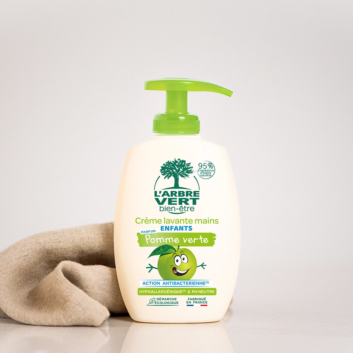 Crème lavante mains - Enfants Pomme verte 300 mL
