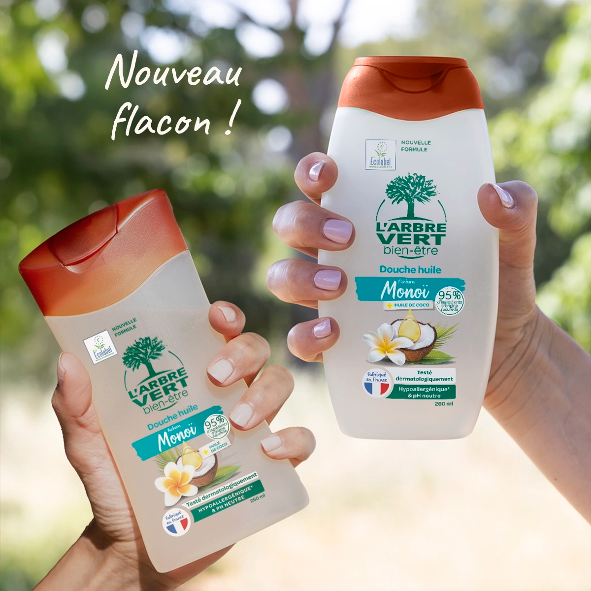 Douche huile Monoï & huile de coco 260 mL