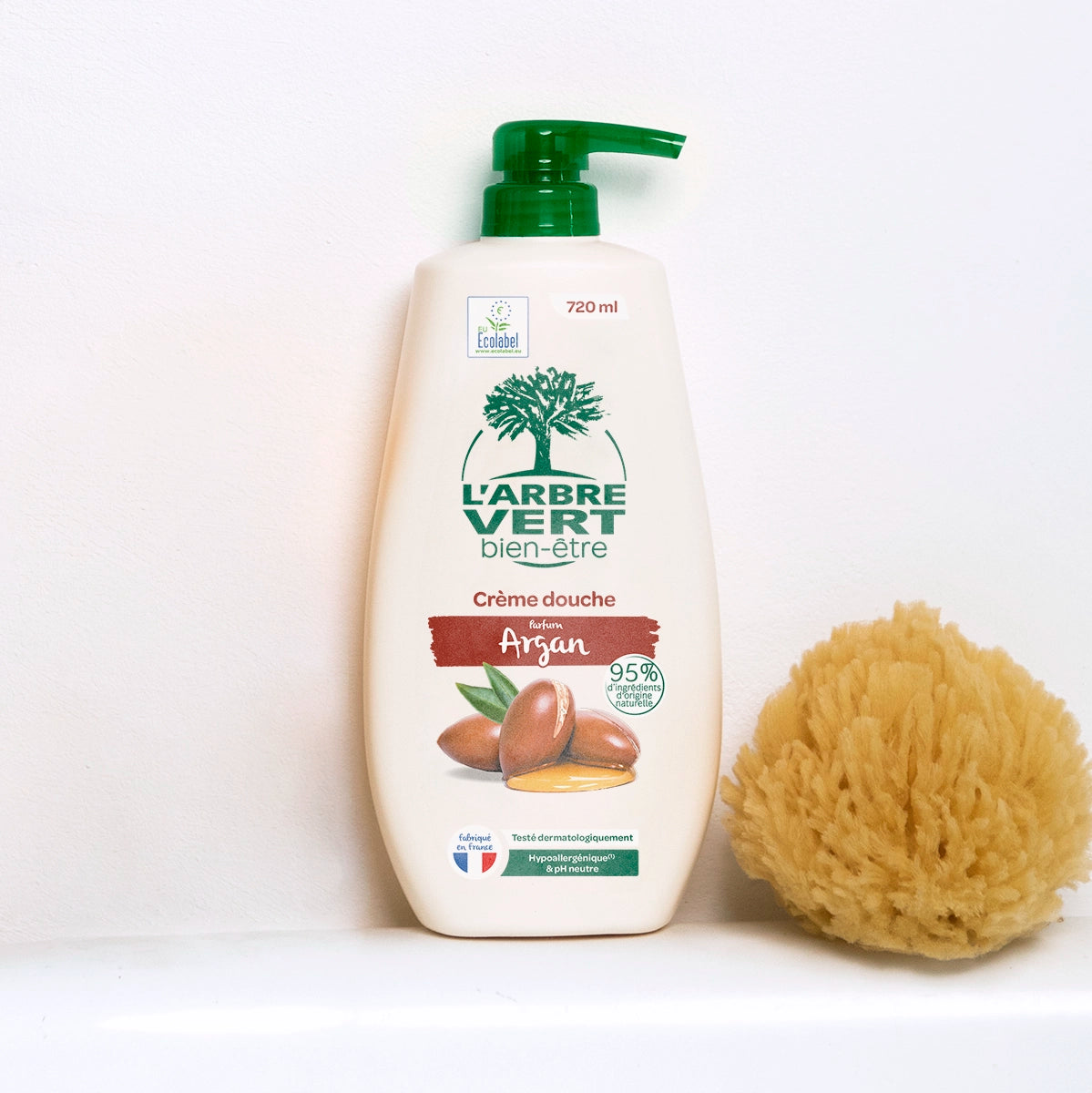 douche argan hypoallergenique ecolabel