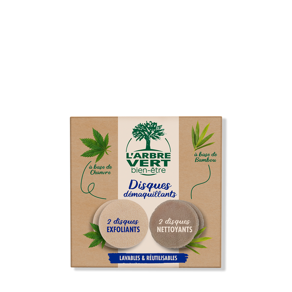 Coffret disques démaquillants Lavables & Réutilisables 2 x 2 disques