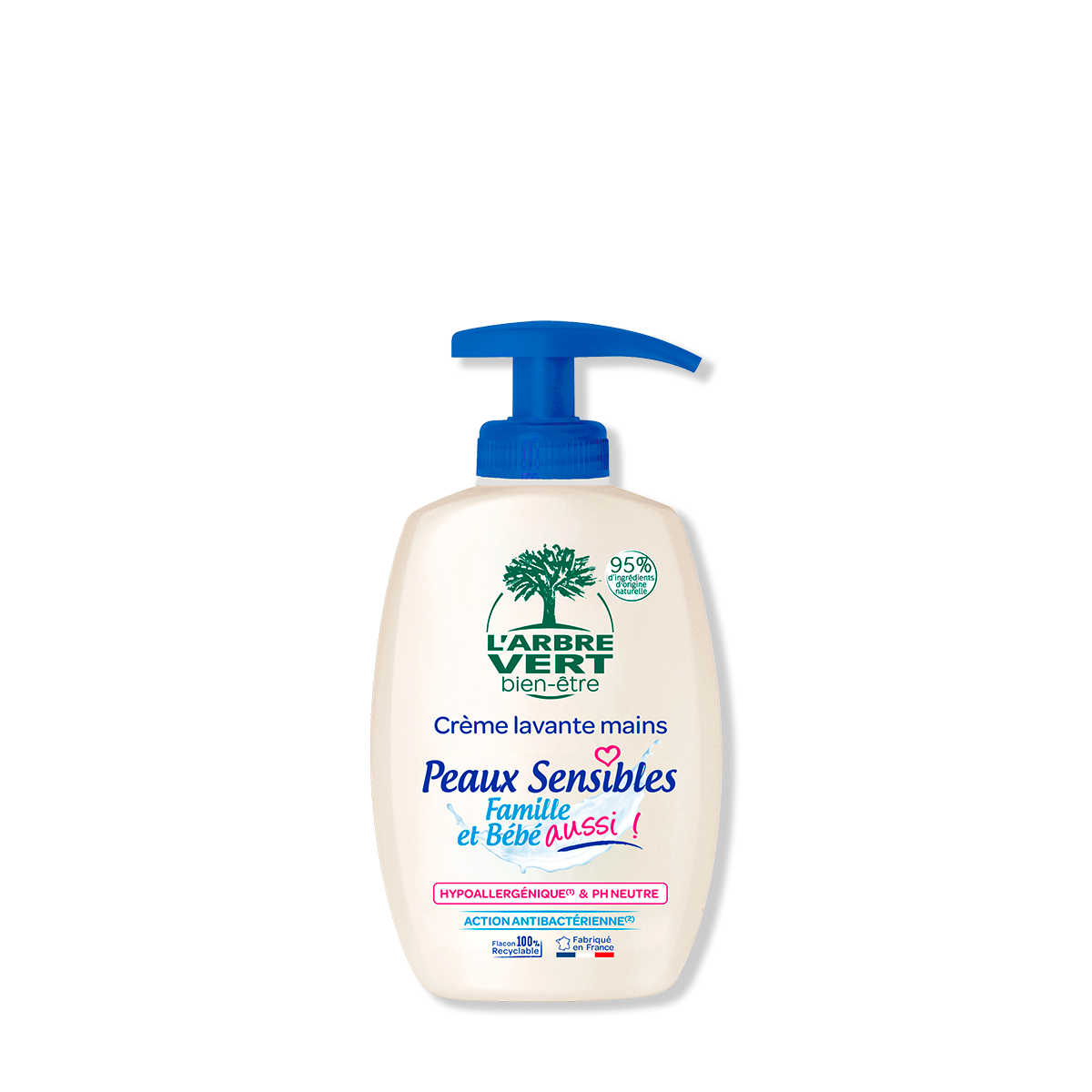 Crème lavante mains Peaux sensibles 300 mL