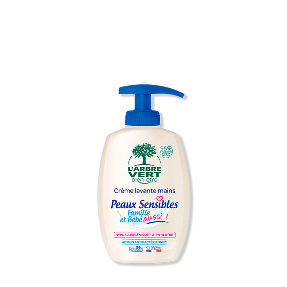 Crème lavante mains Peaux sensibles 300 mL
