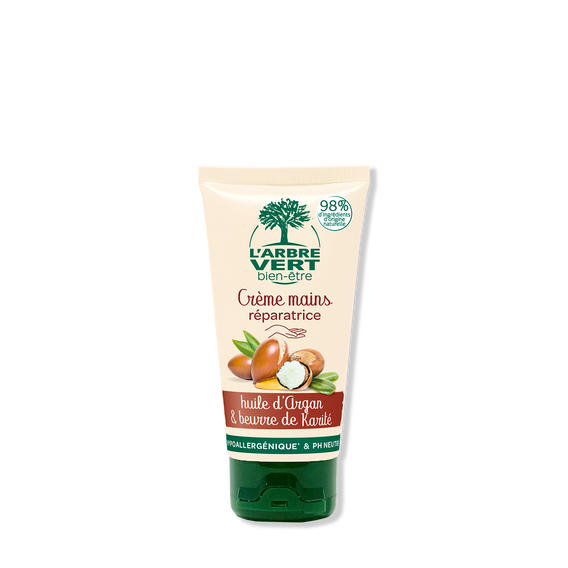 Crème mains à l'huile d'Argan Beurre de karité 75 mL