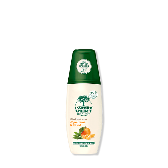 Déodorant spray Parfum Mandarine & Thé vert 75 mL