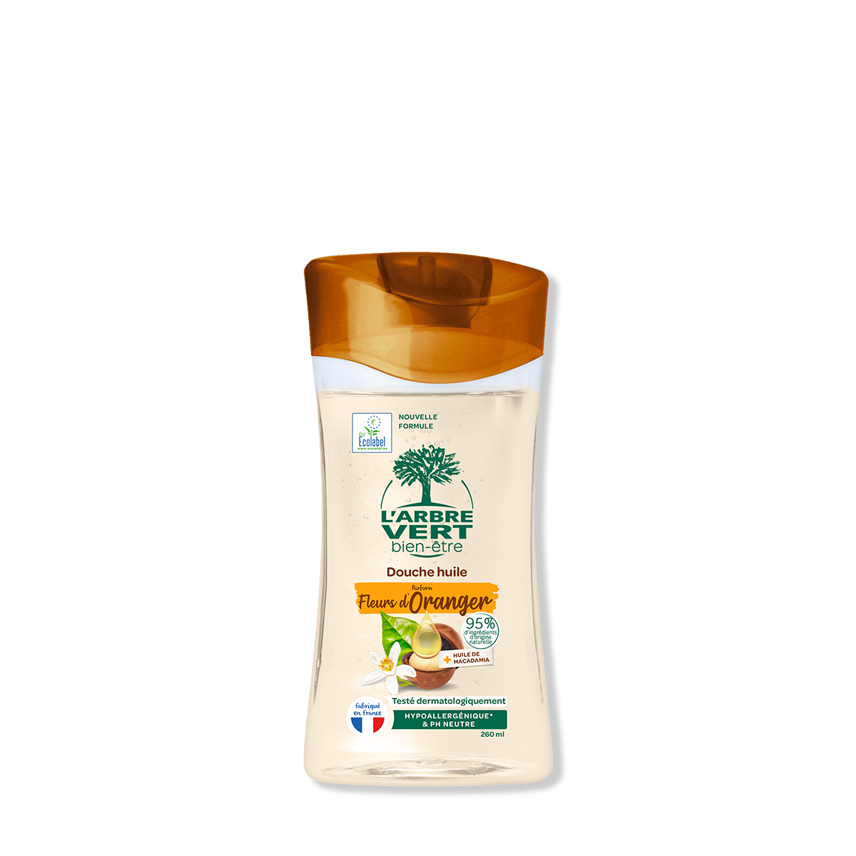 Douche huile Fleurs d'oranger & Macadamia 260 mL