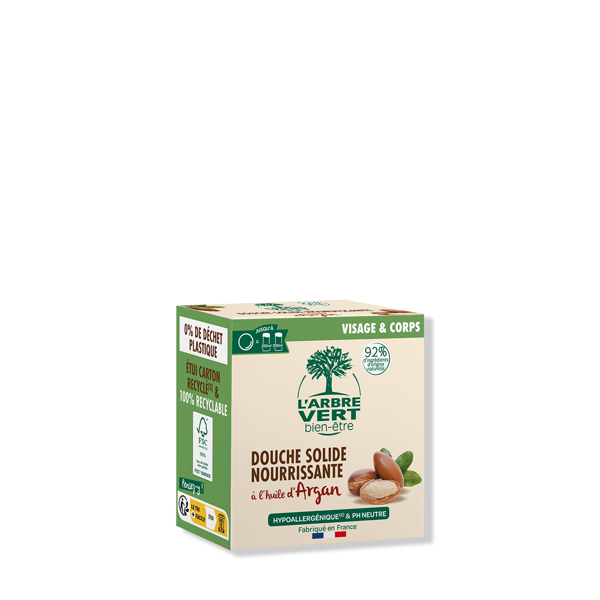 Douche solide A l'huile d'Argan 75 g