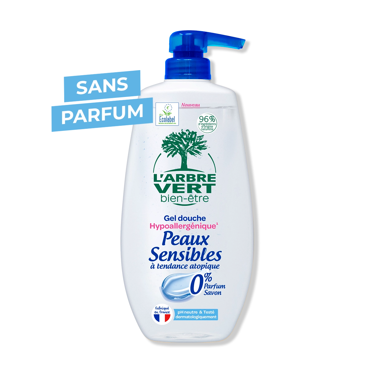 Gel douche Peaux Sensibles à tendance atopique 0% 720ml
