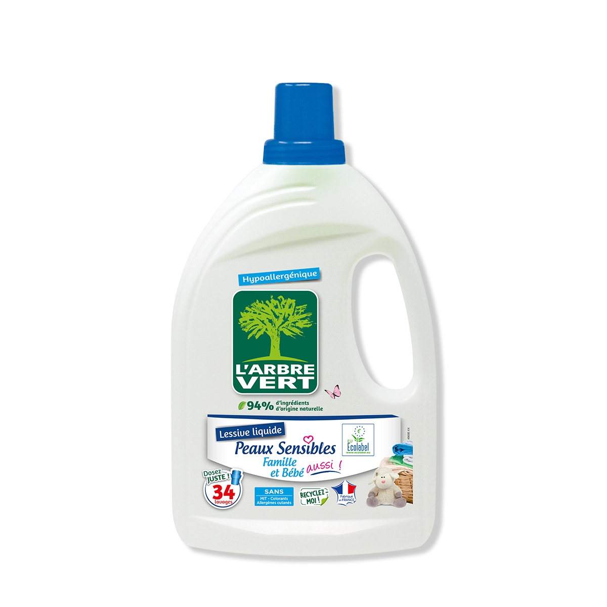 Lessive liquide Peaux Sensibles 1,53L