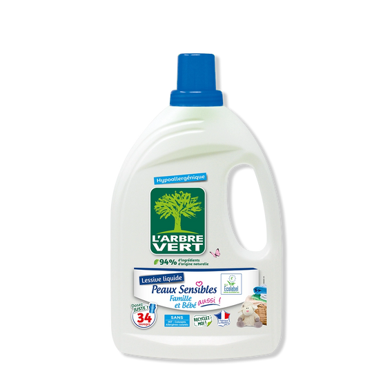 Lessive liquide Peaux Sensibles 1,53L
