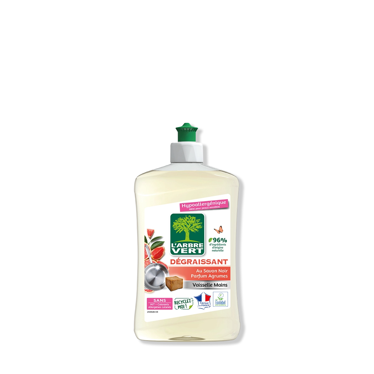 Liquide vaisselle Dégraissant 500 mL