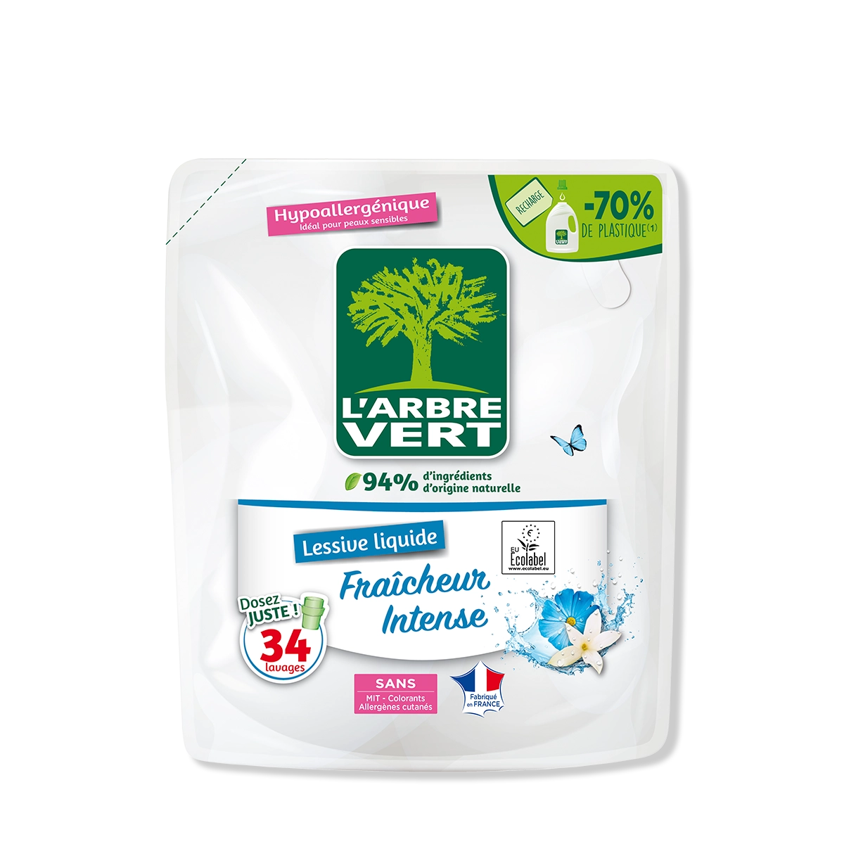 Recharge lessive liquide Fraîcheur Intense 1,53L