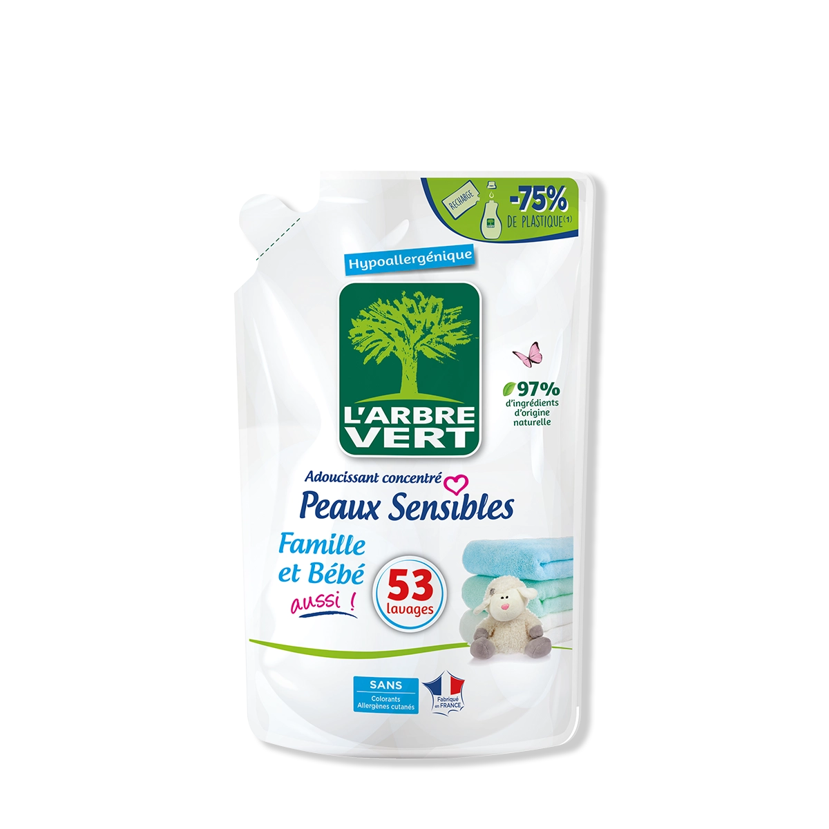 Recharge adoucissant Peaux sensibles 800 mL