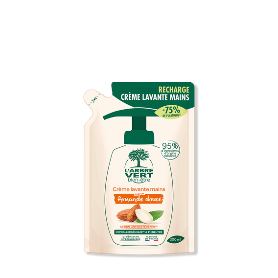 Recharge crème lavante mains Amande douce 300 mL