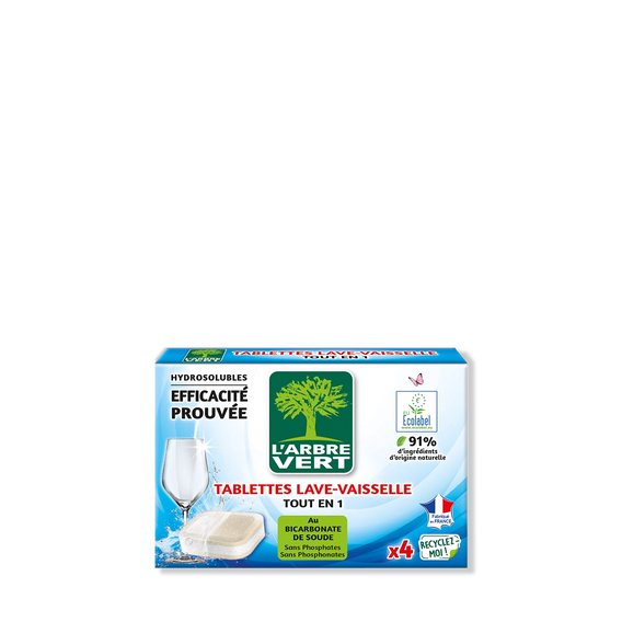 Tablettes lave vaisselle Tout en Un 4 Tablettes