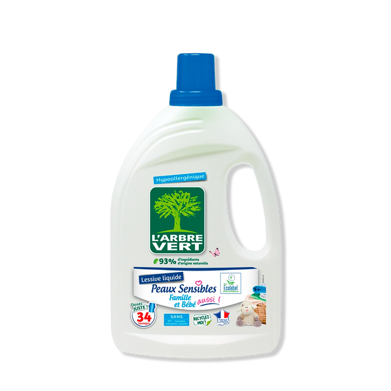 Lessive liquide Peaux Sensibles 1,53L