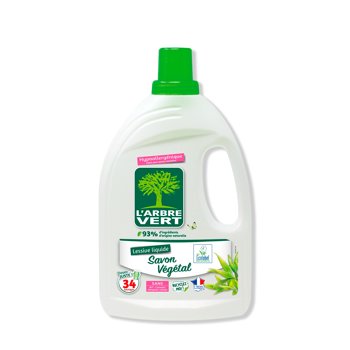 Lessive liquide Savon Végétal 1,53L