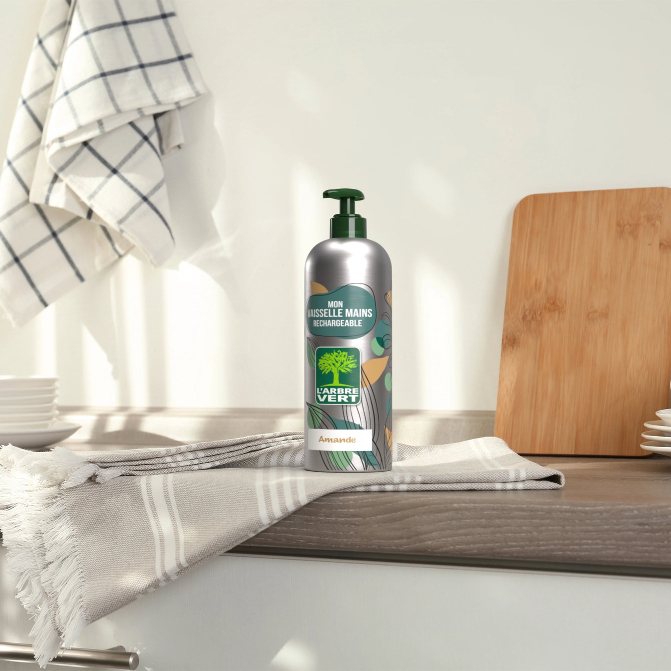 Vaisselle mains rechargeable Amande 490 mL