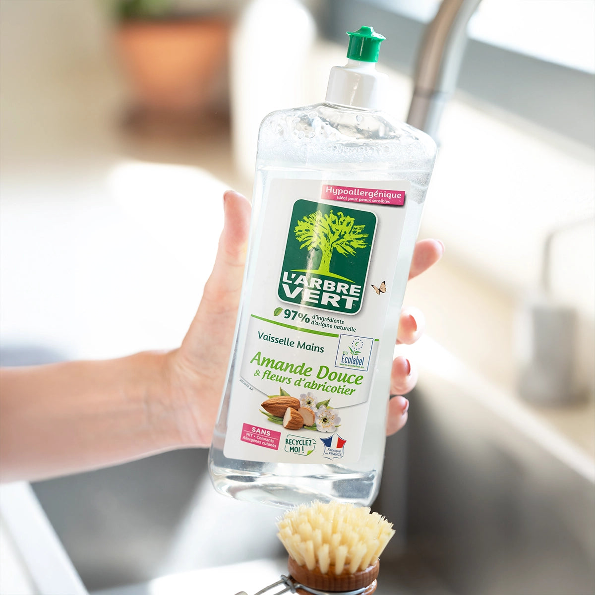 Liquide vaisselle Parfum Amande douce & fleurs d'Abricotier 750 mL