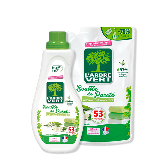 Pack adoucissant et recharge souffle de pureté 2 x 800 mL