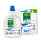 Pack lessive et recharge Peaux sensibles 2 x 1,53L