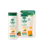 Pack Shampooing et recharge Cheveux Secs et Abîmés Parfum Miel & Jojoba