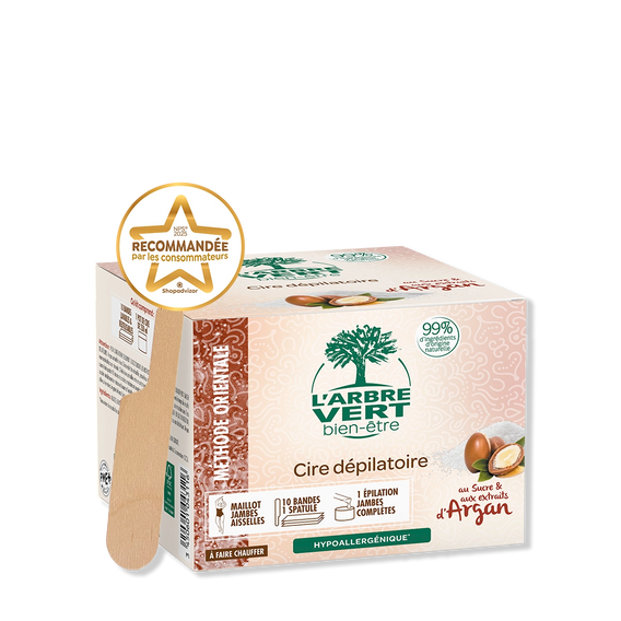 Cire dépilatoire au Sucre Aux extraits d'Argan 250 mL