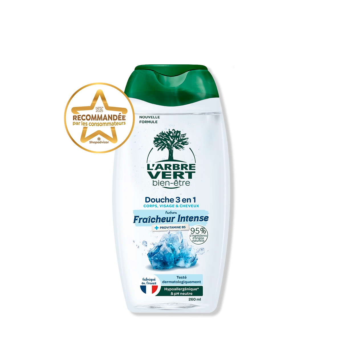 douche fraicheur intense hypoallergenique