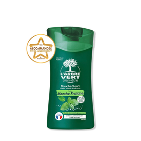 Douche menthe fraiche hypoallergenique