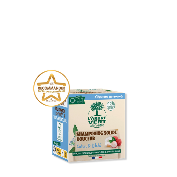 Shampooing solide Coton & Litchi 75 g