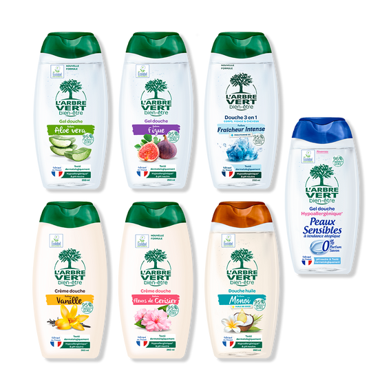 Pack Découverte Douches 260 mL
