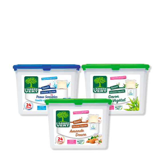 Pack découverte Doses lessive liquide
