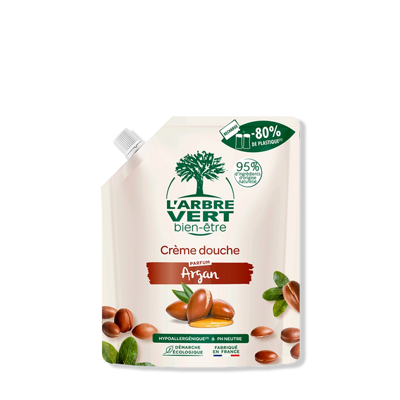 Recharge crème douche Argan avec bouchon 500mL