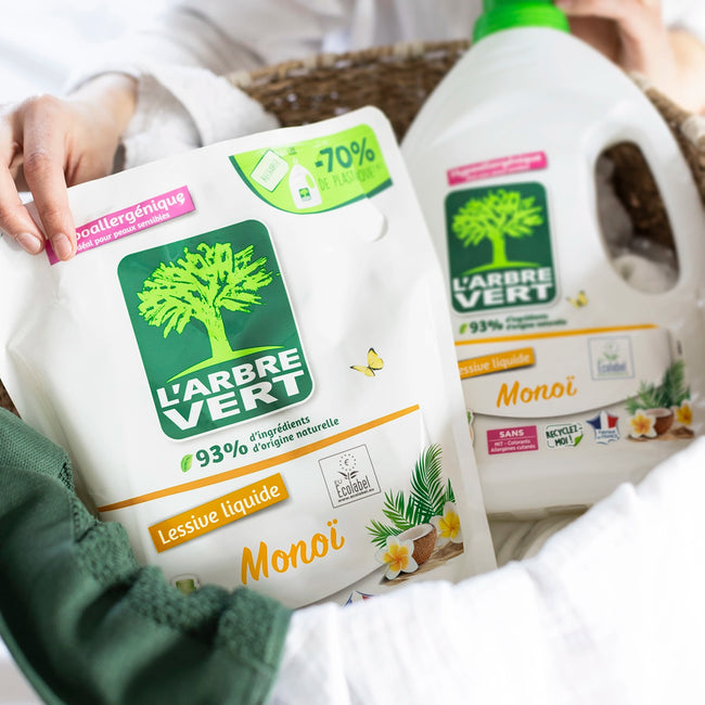 Recharge lessive liquide Monoï 1,53L