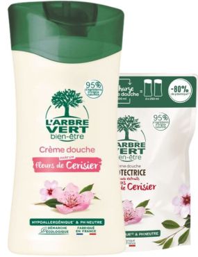 Crème douche parfum fleurs de cerisier