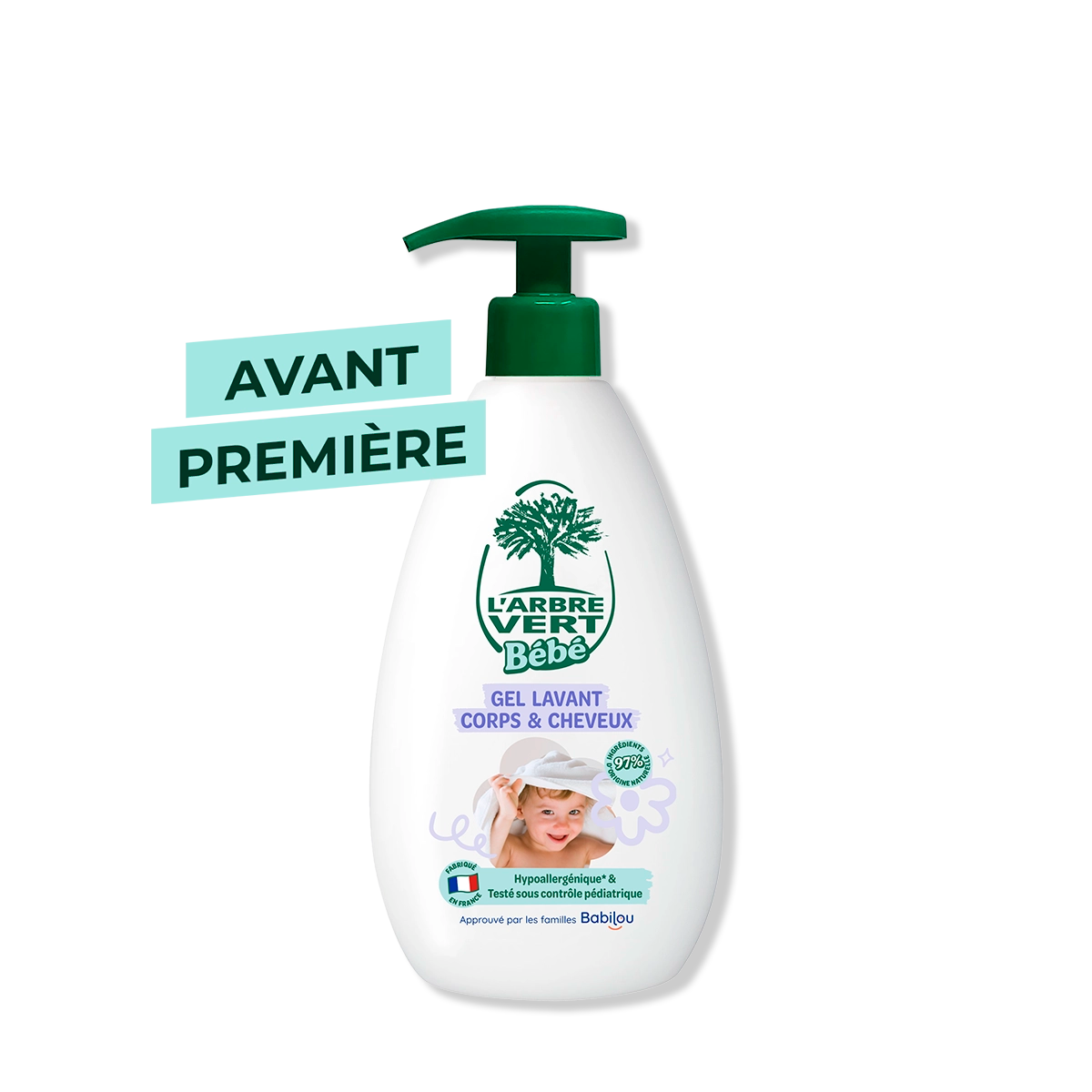 Gel Lavant Corps et Cheveux 500 mL Bébé