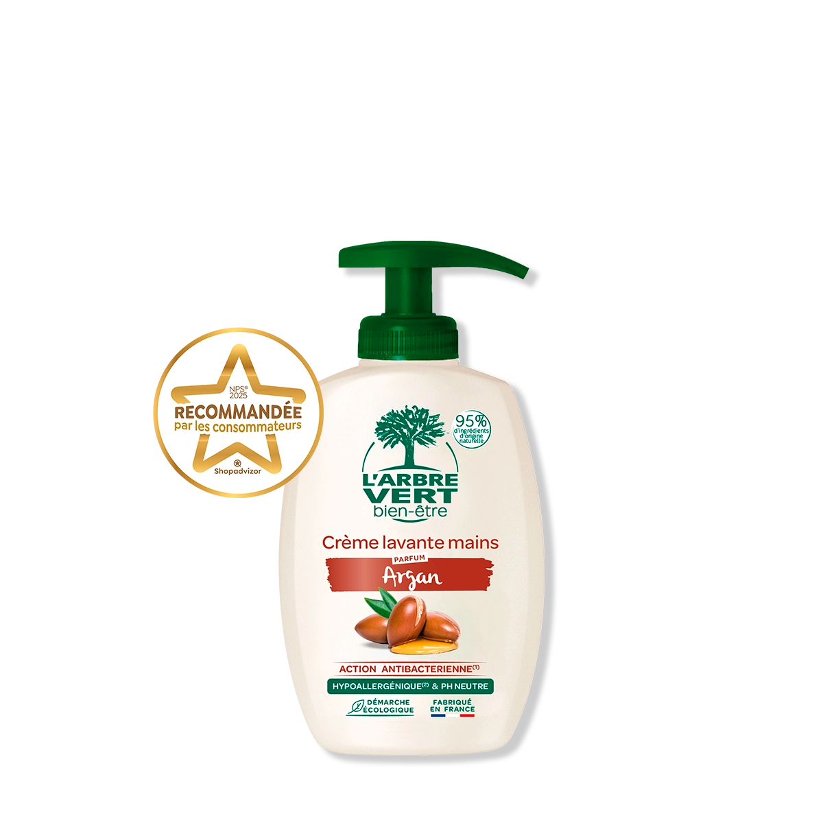Crème lavante mains Argan 300 mL