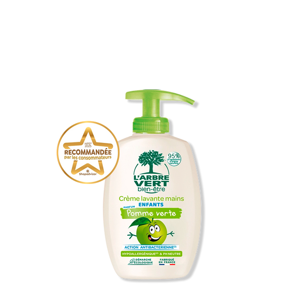 L'Arbre Vert Crème Lavante Mains Enfants Pomme Verte 300 mL – L