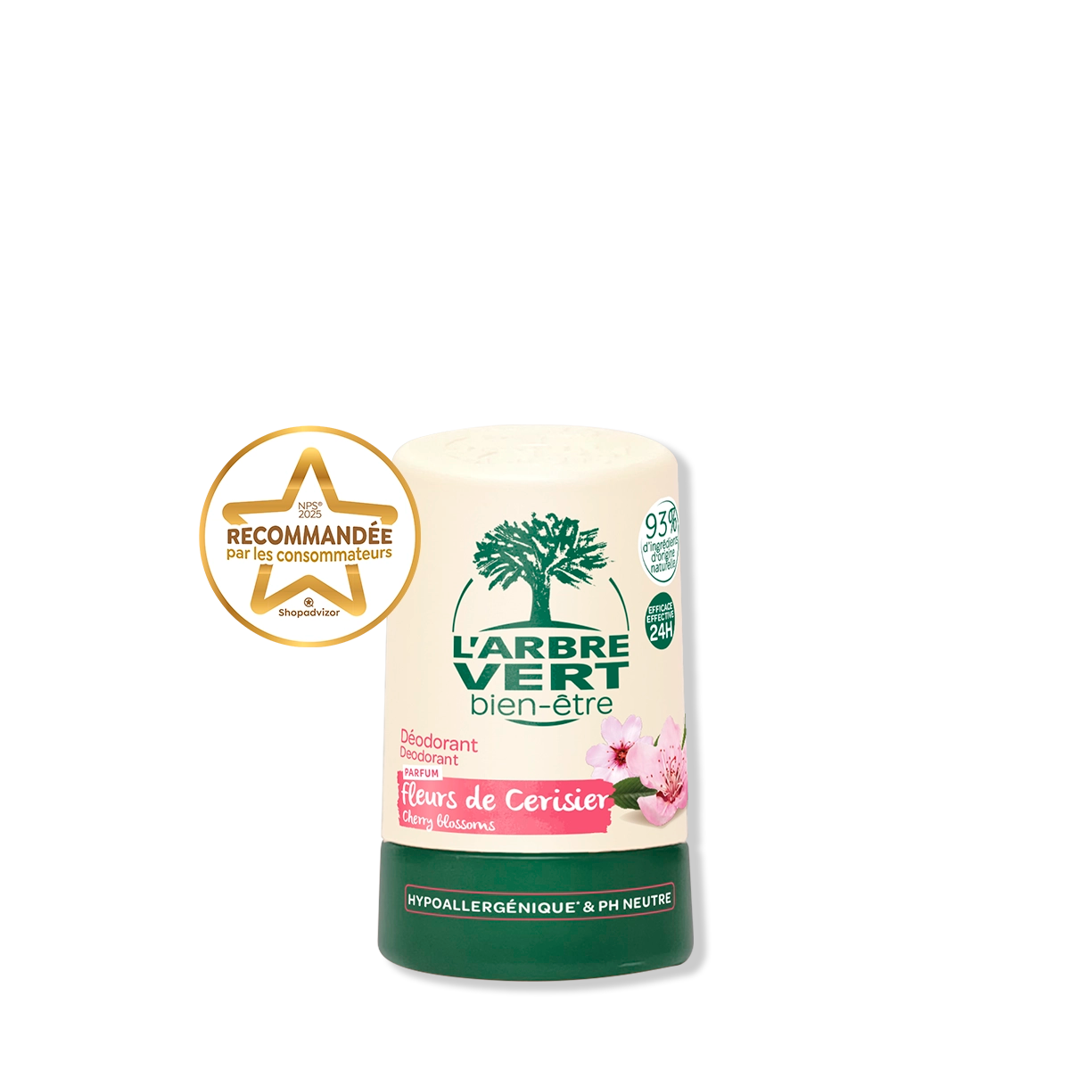 Déodorant Bille 24H Fleurs de Cerisier 50 mL