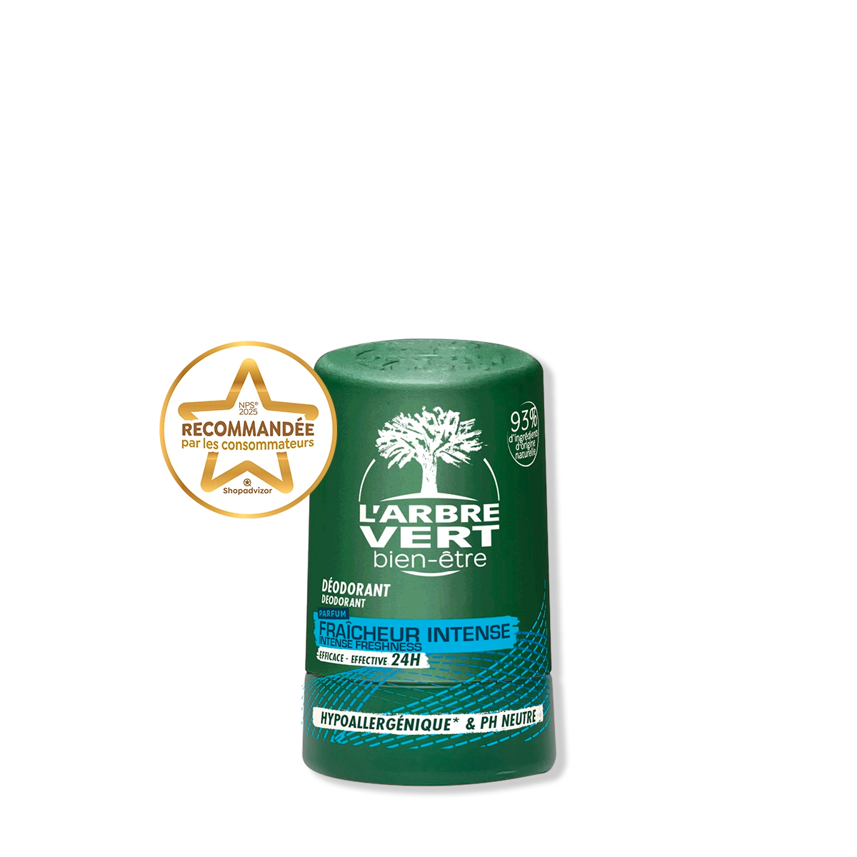 Déodorant Bille 24H - Homme Fraîcheur Intense 50 mL