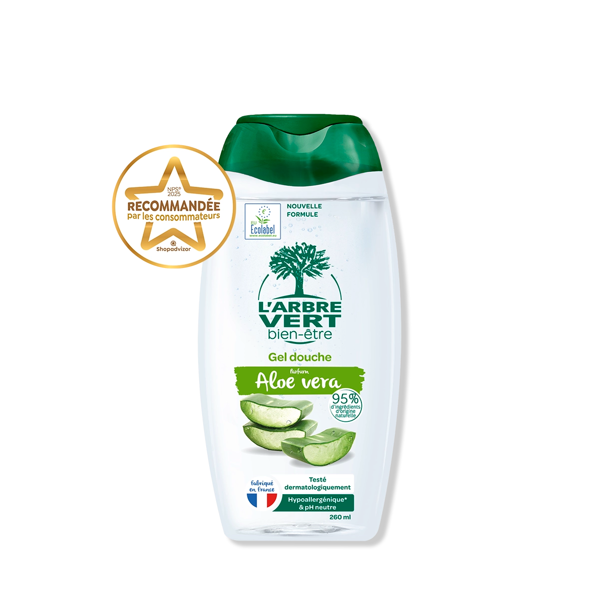 Gel douche Parfum Aloe vera 260 mL